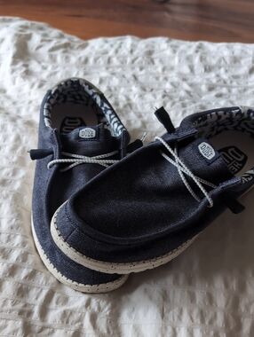 Hey Dude Mens Navy Slip-On Shoes